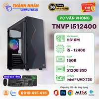 PC Văn Phòng - TNVP I512400 (I5-12400/H610M/16GB Ram/512GB SSD)