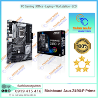 Mainboard Asus Z490-P Prime (LGA 1200/ ATX/ VRM 10+1/ DDR4/ AURA Sync) New Fullbox