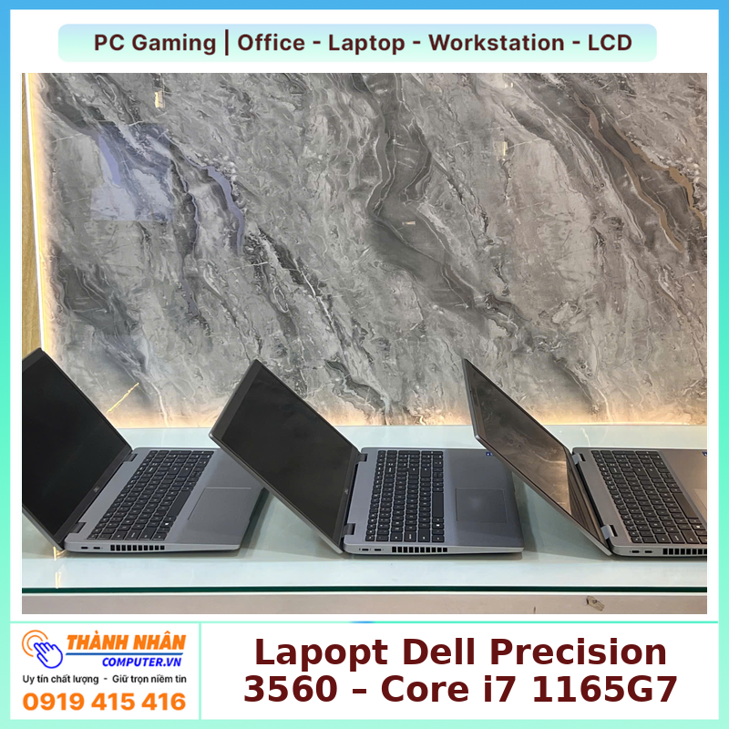 Dell Precision 3560 Core i7-1165G7 16GB 256GB Quadro T500 15.6 FHD QSD