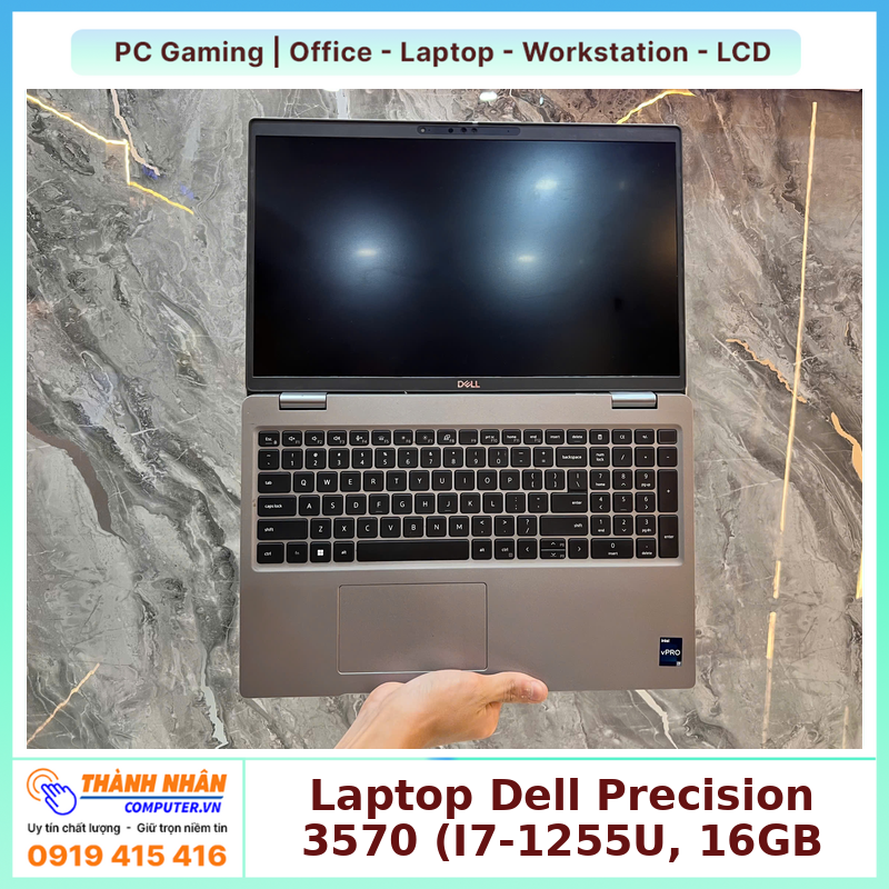 Dell Precision 3570 Core i7-1255U 16GB 256GB Quadro T500 15.6 FHD QSD
