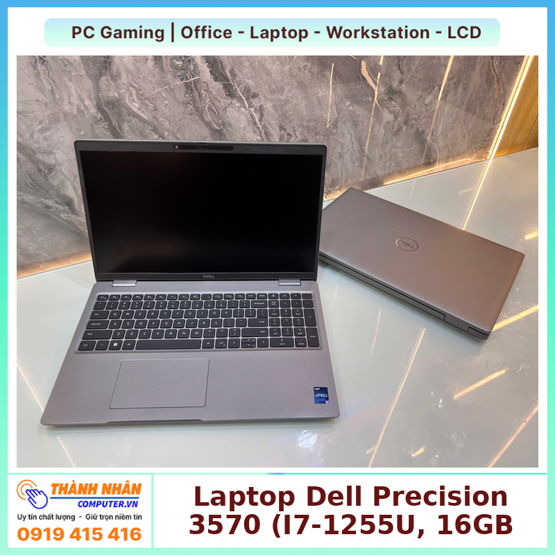 Dell Precision 3570 Core i7-1255U 16GB 256GB Quadro T500 15.6 FHD QSD