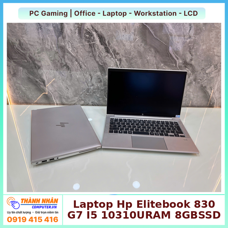 Laptop HP EliteBook 830 G7 Core i5-10310U 8GB 256GB 13.3 inch FHD
