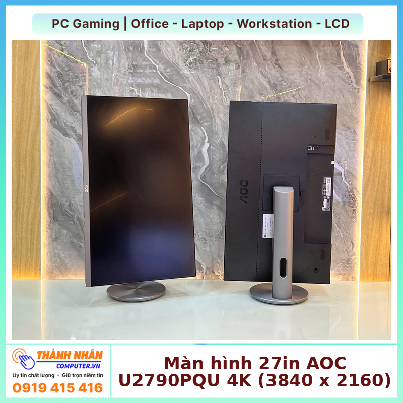 Màn hình AOC U2790PQU 27 inch 4K UHD IPS 60Hz QSD
