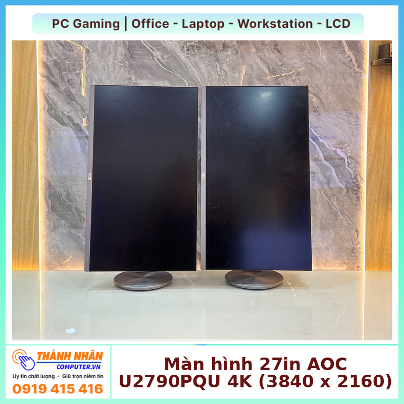 Màn hình AOC U2790PQU 27 inch 4K UHD IPS 60Hz QSD