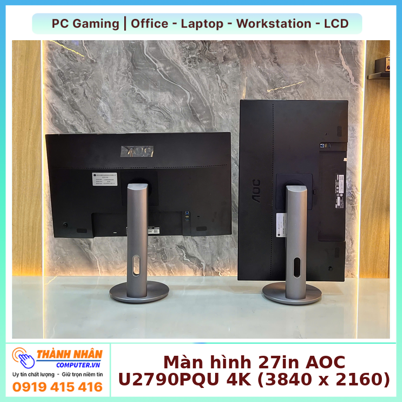 Màn hình AOC U2790PQU 27 inch 4K UHD IPS 60Hz QSD
