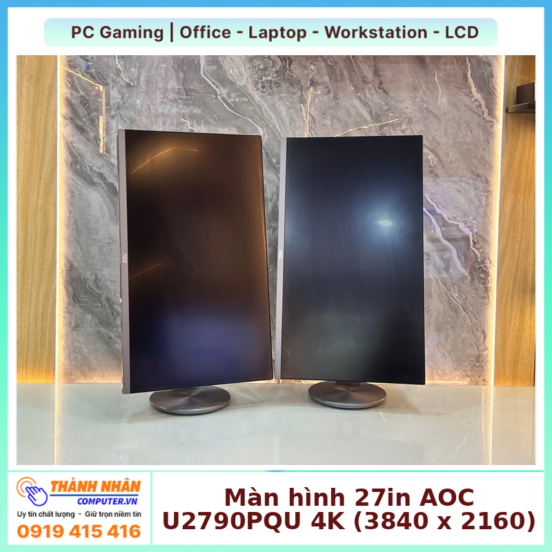Màn hình AOC U2790PQU 27 inch 4K UHD IPS 60Hz QSD
