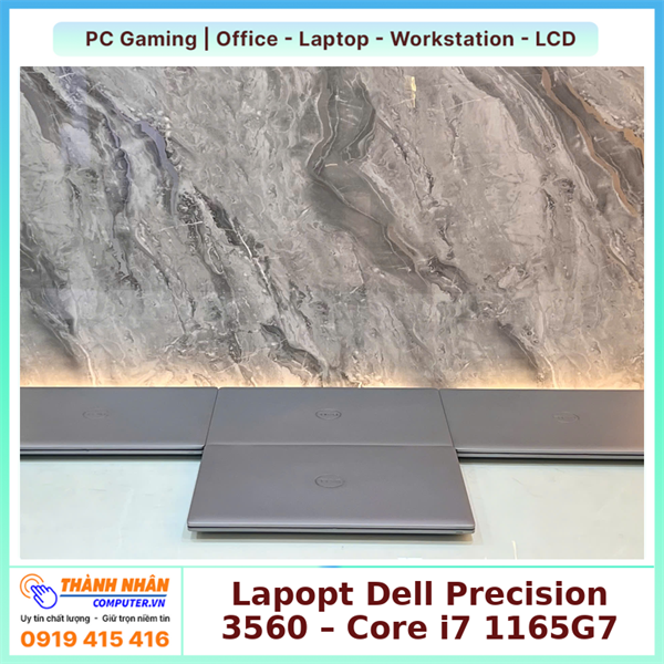 Dell Precision 3560 Core i7-1165G7 16GB 256GB Quadro T500 15.6 FHD QSD