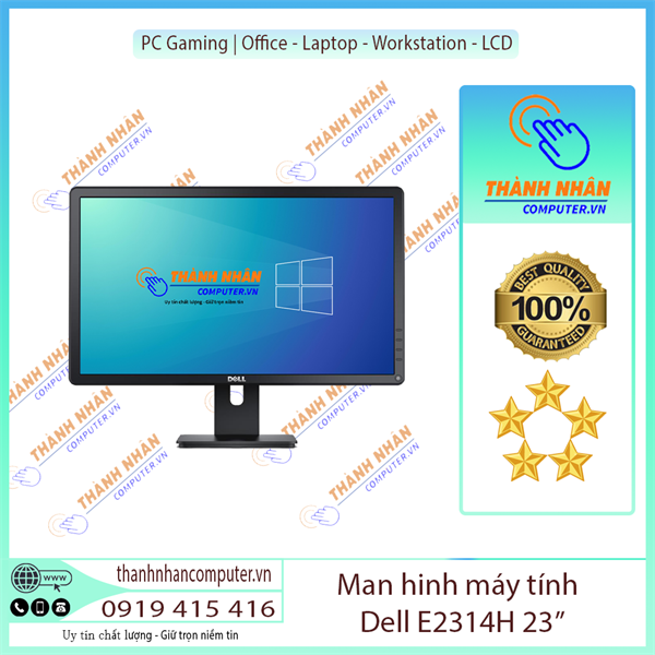 Màn Hình Chuyên Đồ Hoạ Chính Hãng Dell E2314H LCD 23'' Full HD 60Hz  IPS - Mới 98%