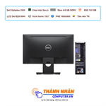 Combo Đen Cá Tính - Pc bộ Dell Optiplex 3020 SFF & LCD Dell E2016Hv - Mạnh mẽ & sang trọng