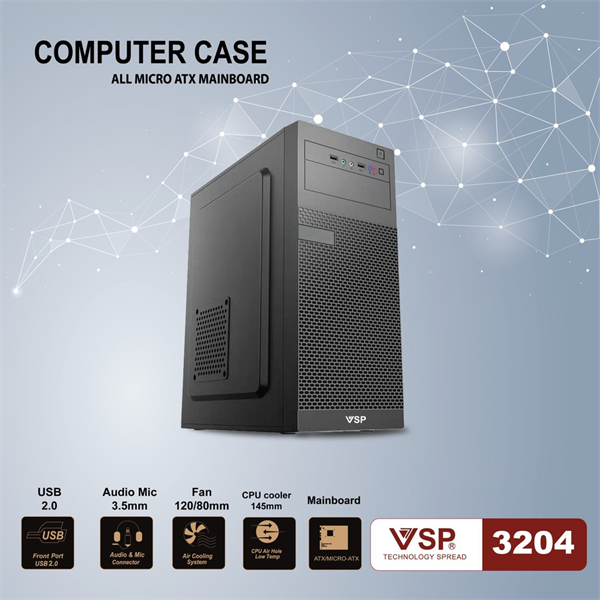 Case Máy Tính Văn Phòng Chính Hãng VSP 32xx New FullBox