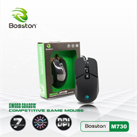 Chuột Gaming Led 7D Bosston M730 DPI 3200 FullBox