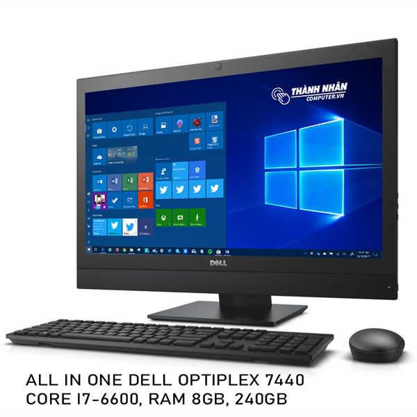 MÁY TÍNH ALL IN ONE 7440 Intel Gen 6, RAM 8GB, 240GB , 24 INCH LED IPS ULTRA FULL HD