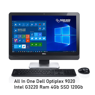 Máy tính All In One Dell Optiplex 9020 SFF Intel Gen 4 Ram 4Gb SSD 120Gb 23 inch FHD