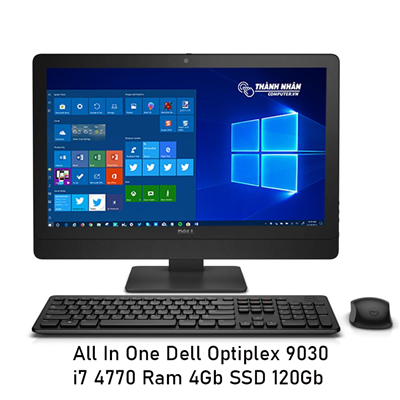 Máy tính All In One Dell Optiplex 9030 SFF Intel Gen 4 Ram 4Gb SSD 120Gb