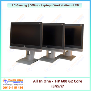 All In One HP 600 G2 Core i3/i5/i7 Ram 8gb/16gb ssd 256gb/512gb ( 22in, Webcam + Loa + Mic + Wifi)