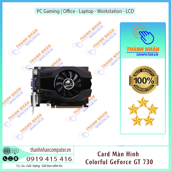 Card Màn Hình Colorful GeForce GT 730 2Gb new 98%