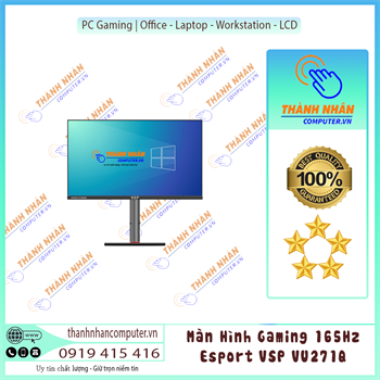 Màn hình VSP Esport Gaming VU271Q (27inch | QHD | IPS | 165Hz | USB-C) New 100% FullBox