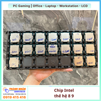 CPU intel Thế Hệ 8 9 (I3 8100/I3 8100T/I5 8500T | I3 9100F/I5 9400F/I5 9500T) QSD