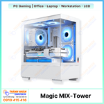 Case MAGIC MIX TOWER - MATX (Trắng/Đen)