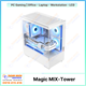Case MAGIC MIX TOWER - MATX (Trắng/Đen)