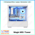 Case MAGIC MIX TOWER - MATX (Trắng/Đen)