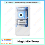 Case MAGIC MIX TOWER - MATX (Trắng/Đen)