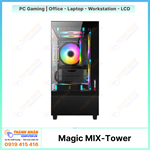 Case MAGIC MIX TOWER - MATX (Trắng/Đen)