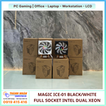 Tản Nhiệt CPU Magic ICE-01 Black/White RGB Hydraulic 12cm Điều Tốc Hỗ Trợ Intel Xeon