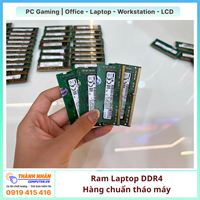 Ram Laptop DDR4 Samsung SK Hynix Micron 8GB -16GB - Bus 2133-2400-2666 -3200 Hàng tháo máy 