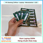 Ram Laptop DDR4 Samsung SK Hynix Micron 8GB -16GB - Bus 2133-2400-2666 -3200 Hàng tháo máy 