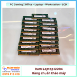 Ram Laptop DDR4 Samsung SK Hynix Micron 8GB -16GB - Bus 2133-2400-2666 -3200 Hàng tháo máy 