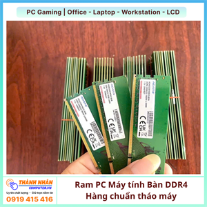 Ram PC Máy tính Bàn DDR4 Hiệu Samsung SK Hynix Micron 8GB -16GB - Bus 2133-2400-2666 -3200 Hàng chuẩn tháo máy.
