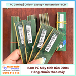 Ram PC Máy tính Bàn DDR4 Hiệu Samsung SK Hynix Micron 8GB -16GB - Bus 2133-2400-2666 -3200 Hàng chuẩn tháo máy.