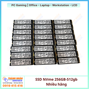 Ổ Cứng SSD NVme 256GB-512gb 2280 (|WD|Samsung|SK HINIX|Micron|Intel) Hàng Tháo Máy