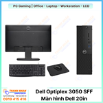 Combo máy bộ đen văn phòng Dell 3050 SFF và Màn Hình LCD Dell IN2030M 