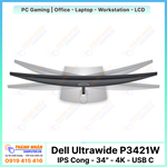 Màn hình cong Dell Ultrawide P3421W - 4K - IPS - 60Hz - 5ms - USB C (Likenew 98%)