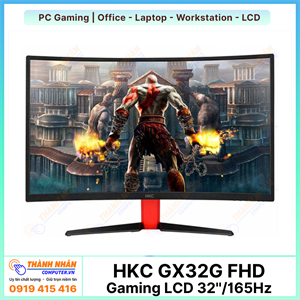 Màn hình Gaming HKC GX32G FHD - LCD 32'' Cong - 165Hz - 1MS (LIKE NEW)