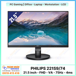 Màn hình PHILIPS 221S9/74 (VA LCD 21.5 inch - FHD 1920x1080 - 75Hz - 4 ms)