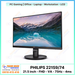 Màn hình PHILIPS 221S9/74 (VA LCD 21.5 inch - FHD 1920x1080 - 75Hz - 4 ms)