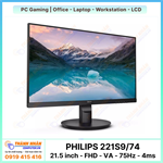 Màn hình PHILIPS 221S9/74 (VA LCD 21.5 inch - FHD 1920x1080 - 75Hz - 4 ms)