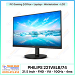 Màn hình PHILIPS 221V8LB/74 (VA LCD 21.5 inch - FHD 1920x1080 - 100Hz - 4 ms)