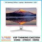 Màn hình cong VSP Thinking CM2705H - FullHD 27inch - 75Hz - Hồng