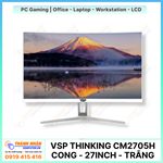 Màn hình cong VSP Thinking CM2705H - FullHD 27inch - 75Hz - Trắng