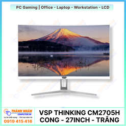 Màn hình cong VSP Thinking CM2705H - FullHD 27inch - 75Hz - Trắng