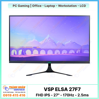 Màn Hình VSP ELSA 27F7 (IPS - FullHD - 27" - 170Hz - 2.5ms)