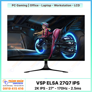 Màn Hình VSP ELSA 27Q7 (IPS - 2K - 27" - 170Hz - 2.5ms)