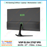 Màn Hình VSP ELSA 27Q7 (IPS - 2K - 27" - 170Hz - 2.5ms)