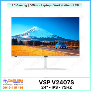 Màn hình VSP V2407S - 24" FHD - IPS - 75Hz - 5ms - Tràn viền