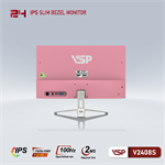 Màn hình VSP V2408S (24 inch - FHD - IPS - 100Hz - 2ms ) - Hồng