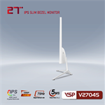 Màn hình VSP V2704S (27 inch - IPS - FHD - 75Hz - 5ms - FreeSync) - Trắng